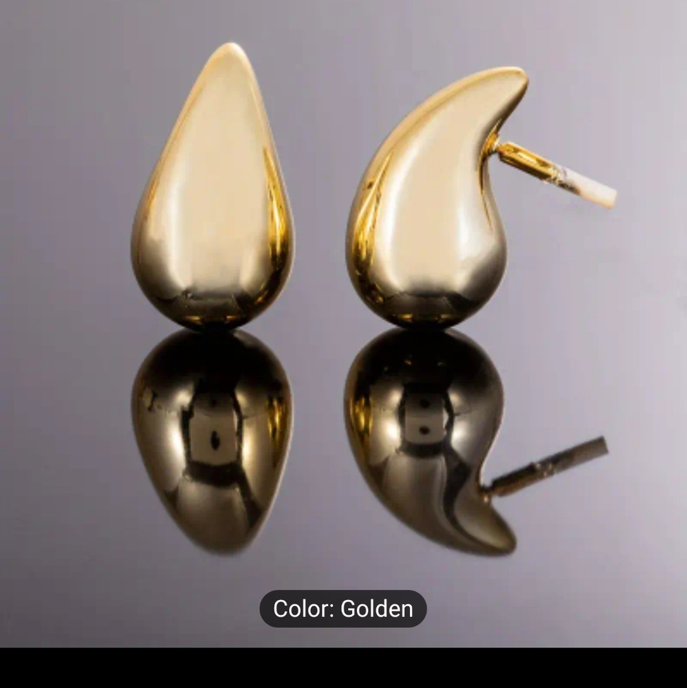 💧💧NEW💧💧PRETTY!! Waterdrop Earrings in GOLD Plating